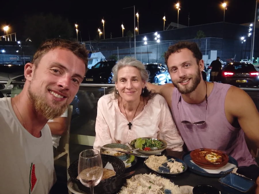 Nadia Milleron’s two sons, Torleif and Adnaan Stumo, are members of the Global Sumud Flotilla.
